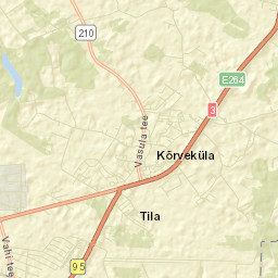 Kõrveküla Street Map
