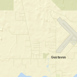 Gustavus Alaska Street Map