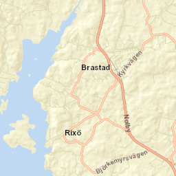 Brastad Street Map