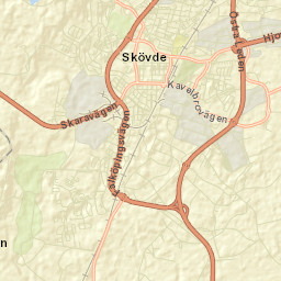 Skövde Street Map