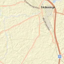 Skänninge Street Map