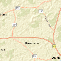 Luunja Street Map