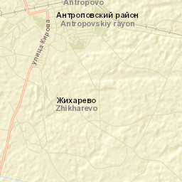 Antropovo Street Map