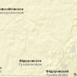 Ponazyrevo Street Map
