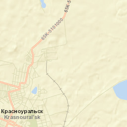 Krasnoural’sk Street Map