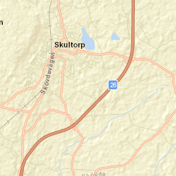Skultorp Street Map