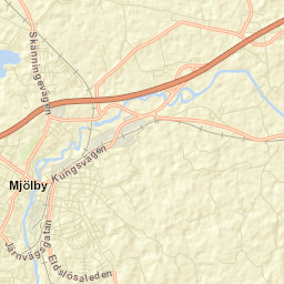 Mjölby Street Map