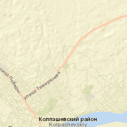 Kolpashevo Street Map