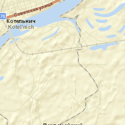 Kotel’nich Street Map