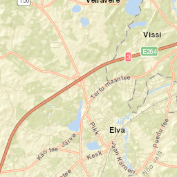 Elva Street Map