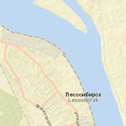 Lesosibirsk Street Map