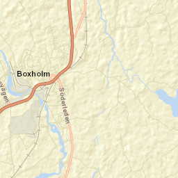 Boxholm Street Map