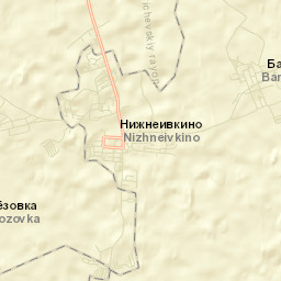 Nizhneivkino Street Map