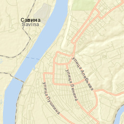 Tobol’sk Street Map