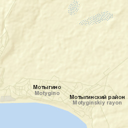 Motygino Street Map