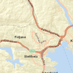 Kristiansand Street Map