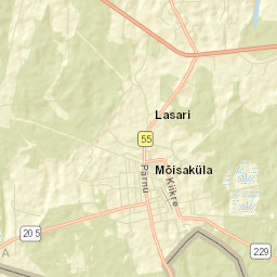 Mõisaküla Street Map