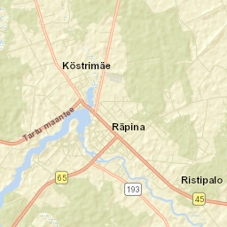 Räpina Street Map