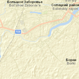 Soletskiy Rayon Street Map