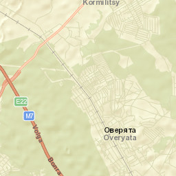 Overyata Street Map