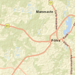 Põlva Street Map