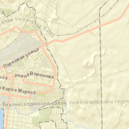 Verkhnyaya Salda Street Map