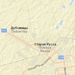 Staraya Russa Street Map