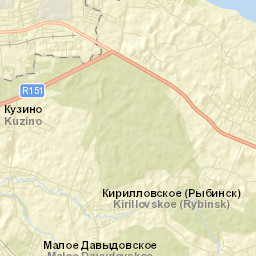 Rybinskiy Rayon Street Map