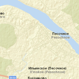 Pesochnoye Street Map
