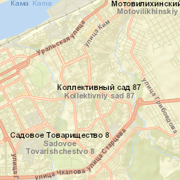 Perm Street Map