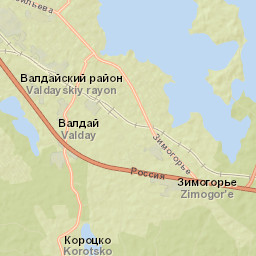 Valday Street Map