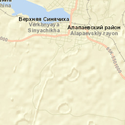 Verkhnyaya Sinyachikha Street Map