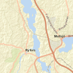 Mullsjö Street Map