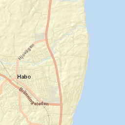 Habo Street Map