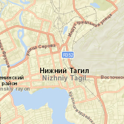 Nizhny Tagil Street Map