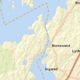 Ingared Street Map