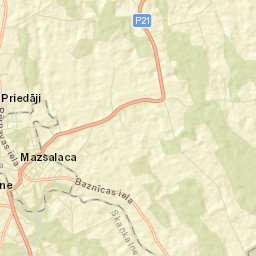 Mazsalaca Street Map
