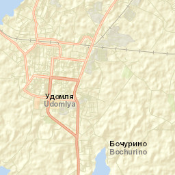 Udomlya Street Map