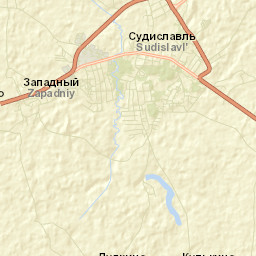 Sudislavl’ Street Map
