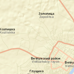 Vetluga Street Map
