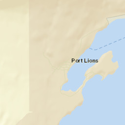 Port Lions Alaska Street Map