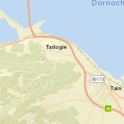 Tain Street Map