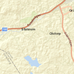 Gråbo Street Map
