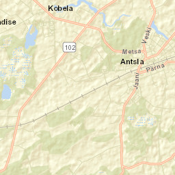 Antsla Street Map