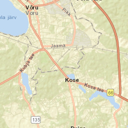 Võru Street Map