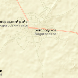 Bogorodskoye Street Map
