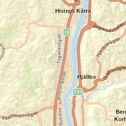 Hammarkullen Street Map