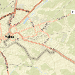 Valga Street Map