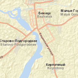 Bezhetsk Street Map