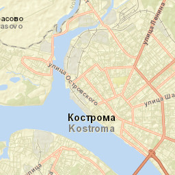 Kostroma Street Map